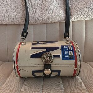 Little Earth NY Up-Cycled License Plate Purse